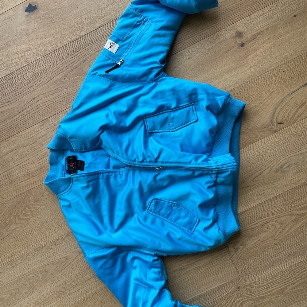 Nike Jordan Renegade blue bomber Jacket - oversized puffer dopamine dressing - Picture 8 of 14
